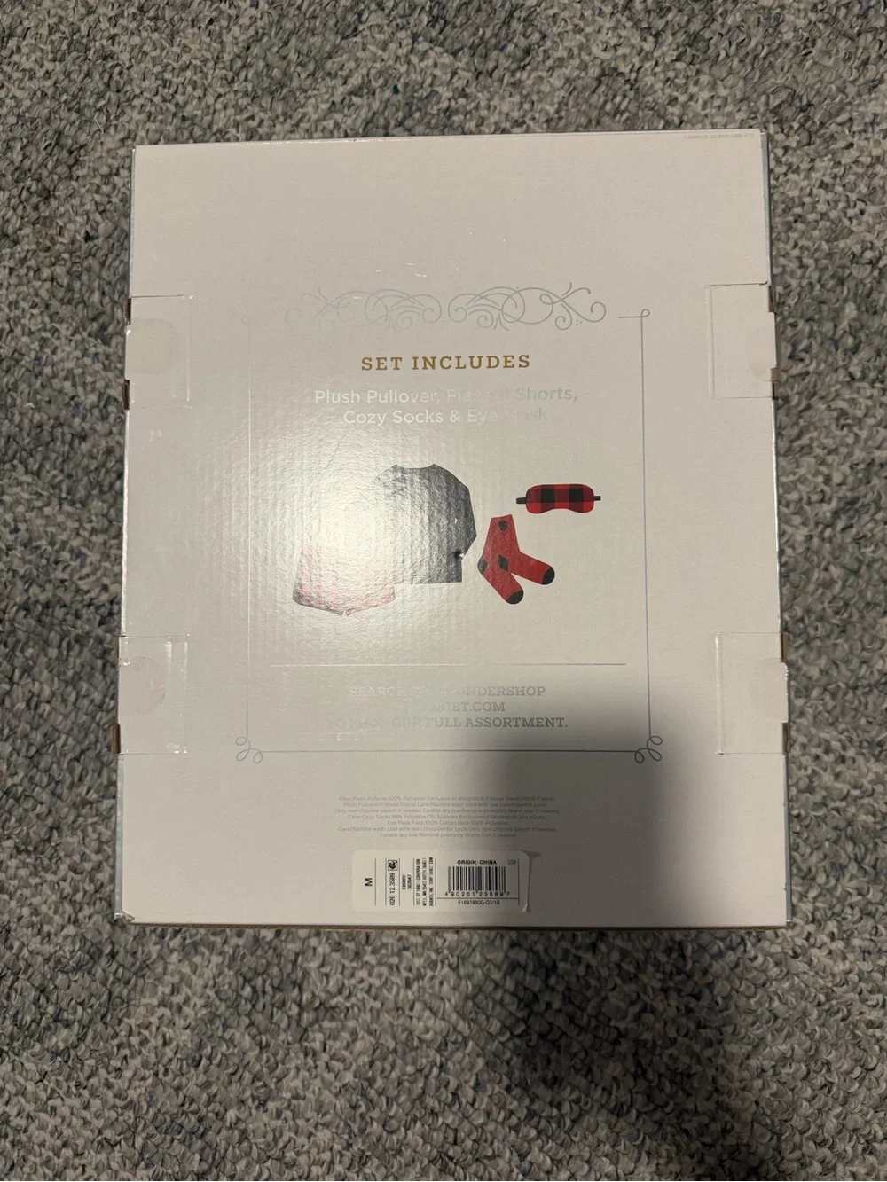 Wondershop at Target Cozy Loungewear Set - Black & Red Plaid - Picture 2 of 4